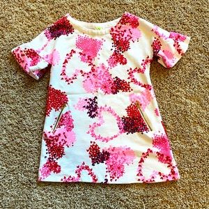 Little girls heart dress